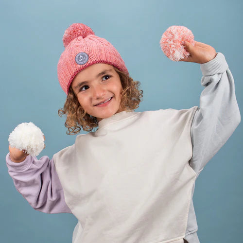 Bonnet Milky Rose Lurex