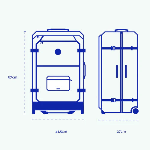 Valise souple 2 roues medium Maupiti