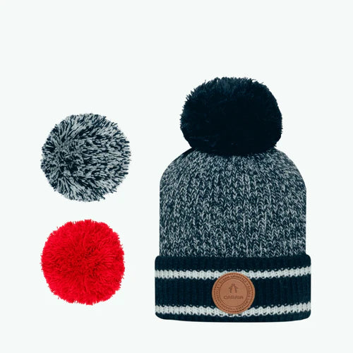 Bonnet Baby Blues Bleu Marine Polaire