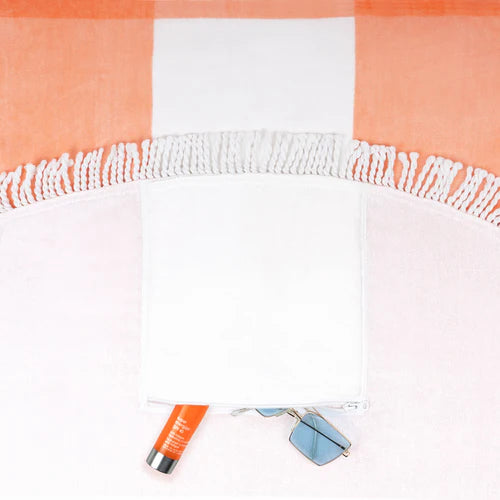 Serviette ronde Whitehaven Beach