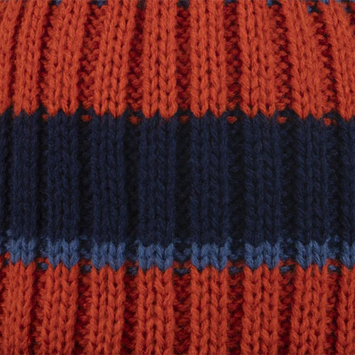 Bonnet Iced Coffee Bleu marine & Orange