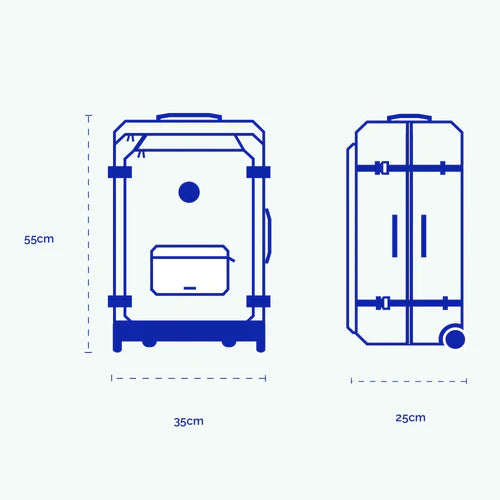 Valise souple 2 roues small Berlin