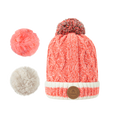 Bonnet Jus de Pomme Coral Enfant - Polaire